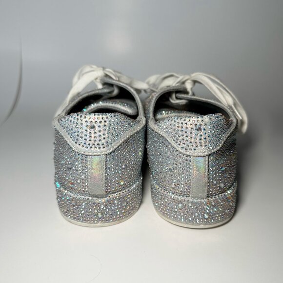 INC International Concepts Lolaf Iridescent Rhinestone Sneakers Womens Size 9.5 - Picture 7 of 11